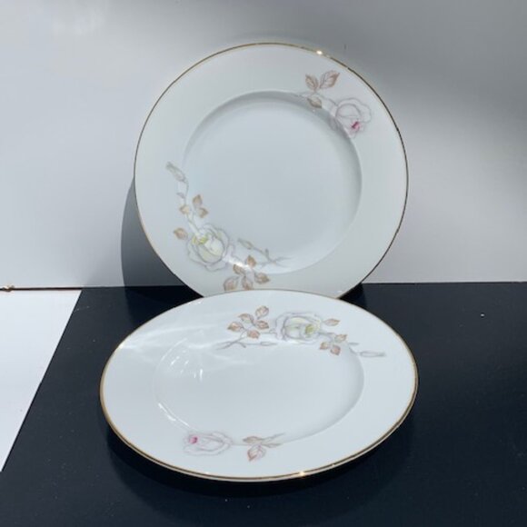 5067 Johann Haviland Sweetheart Rose SALAD /BB Bavaria Germany 2ea - Picture 6 of 7